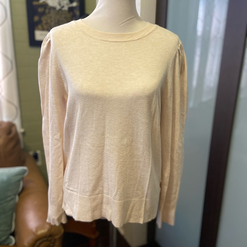 Elegant Cream Women's Top